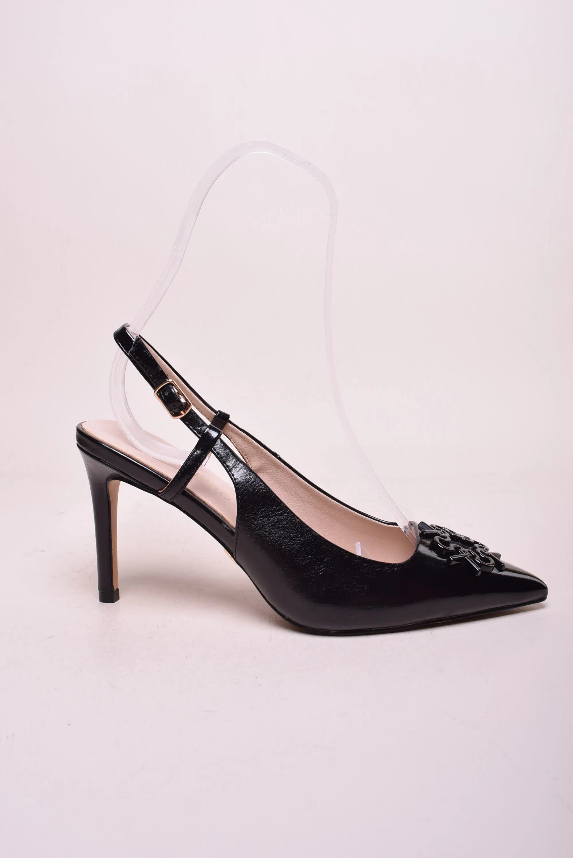 OUTLET - Pantofi dama stiletto decupati in spate
